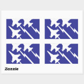 Luftwaffe Rechteckiger Aufkleber (Blatt)