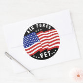 Luftwaffe Runder Aufkleber (Umschlag)