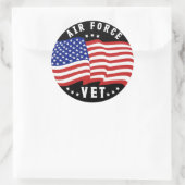 Luftwaffe Runder Aufkleber (Tasche)