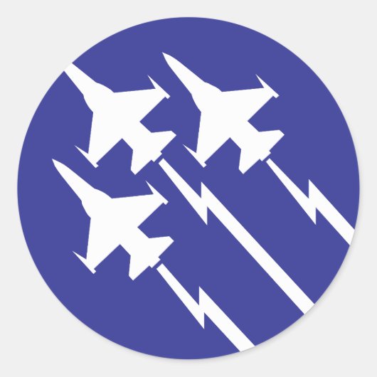 Luftwaffe Runder Aufkleber (Vorderseite)