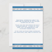 Luftwaffe senden weg von der Stationierungs-Party Einladung (Rückseite)