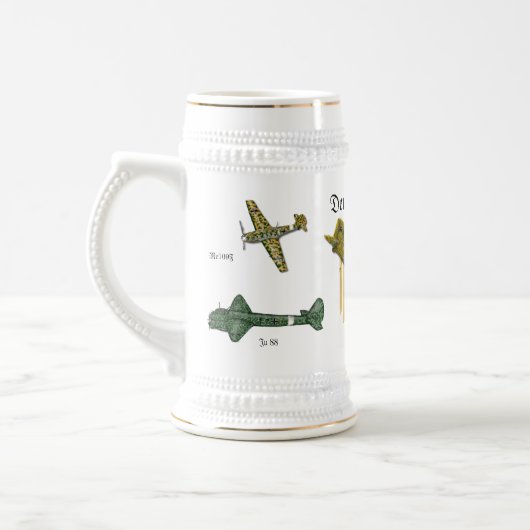 Luftwaffe Stein Bierglas (Links)