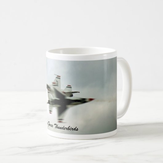 Luftwaffe Thunderbird Kaffeetasse (VorderseiteRechts)