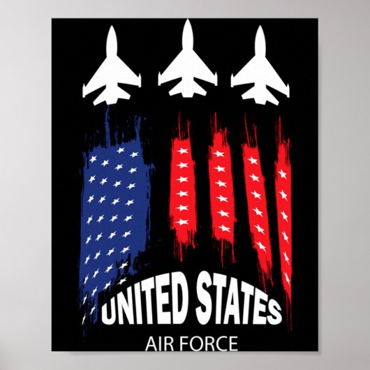 Luftwaffe US-Veteranen 4. Juli Poster (Vorne)