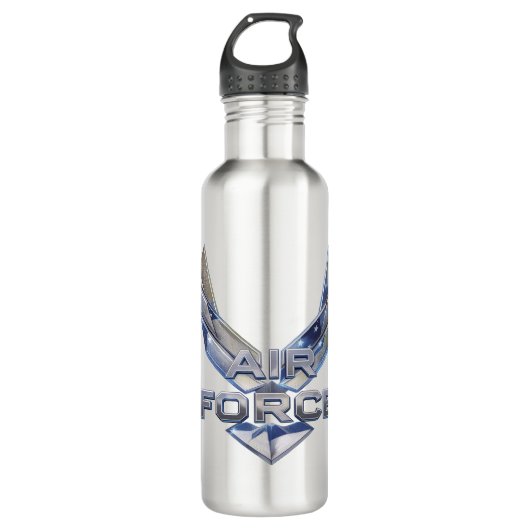 Luftwaffe (USAF) Edelstahlflasche (Vorderseite)
