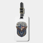 Luftwaffe (USAF) Gepäckanhänger (Vorderseite vertikal)