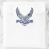 Luftwaffe (USAF) Quadratischer Aufkleber (Tasche)
