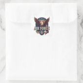 Luftwaffe (USAF) Quadratischer Aufkleber (Tasche)
