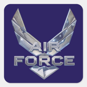 Luftwaffe (USAF) Quadratischer Aufkleber