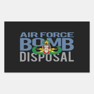 Luftwaffe Vorlagen-EOD Rechteckiger Aufkleber