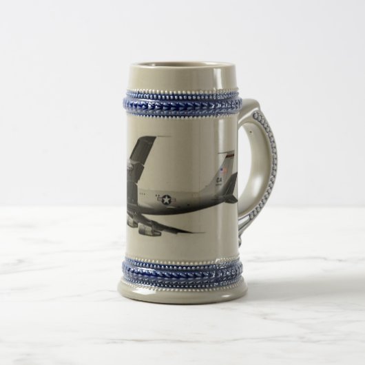 LUFTWAFFEN-DÜSENFLUGZEUG BIERGLAS (VorderseiteRechts)