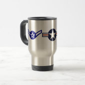 Luftwaffen-Flieger-Tasse Reisebecher (Vorderseite Links)