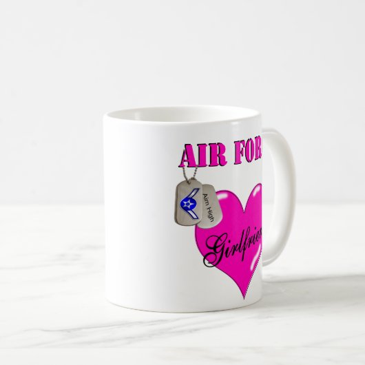 Luftwaffen-Freundin-Kaffeetasse Kaffeetasse (VorderseiteRechts)