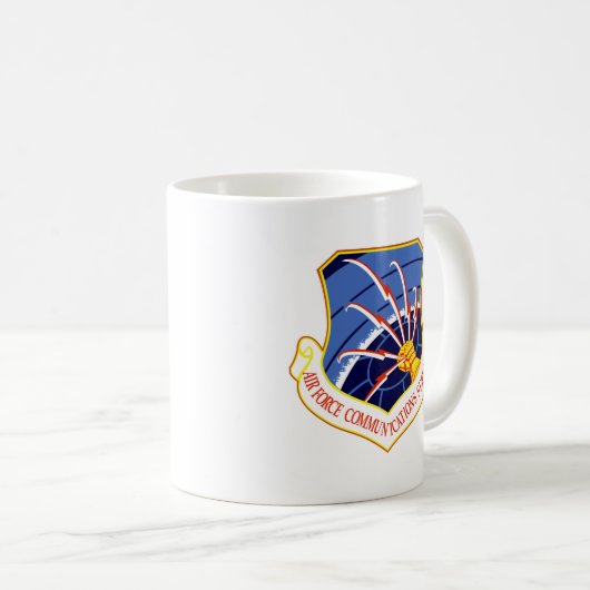 Luftwaffen-Kommunikations-Service Kaffeetasse (VorderseiteRechts)
