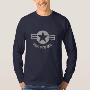 Luftwaffen-Logo-langer Hülsen-T - Shirt