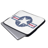 Luftwaffen-Logo-Laptop-Hülse Laptopschutzhülle (Vorne Knopf)