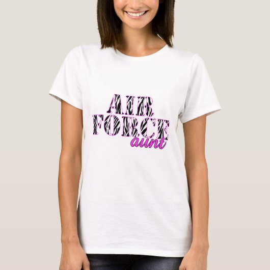 Luftwaffen-Tante Zebra T-Shirt (Vorderseite)