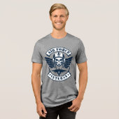 Luftwaffen-Veteran Tri-Blend Shirt (Vorderseite voll)