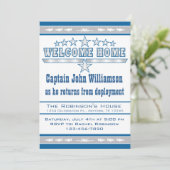 Luftwaffen-willkommene Zuhause-Einladung Einladung (Stehend Vorderseite)