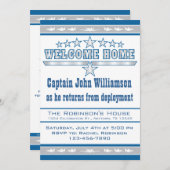 Luftwaffen-willkommene Zuhause-Einladung Einladung (Vorne/Hinten)