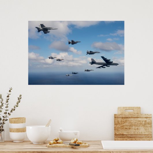 Luftwaffenbildung Poster (Küche)