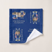 Luftwaffenernährstoff mit wenig Militärfahrzeug Badhandtuch Set (Waschlappen)