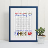 Luftwaffenfamilie 8x10 Wanddekoration Poster