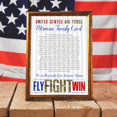 Luftwaffenfamilie 8x10 Wanddekoration Poster