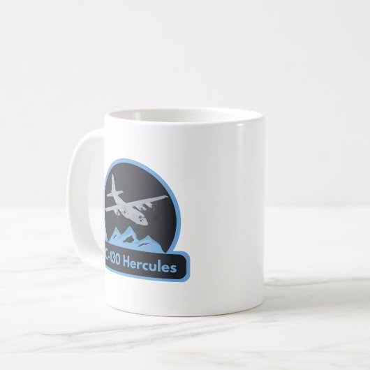 Luftwaffenflugzeug Kaffeetasse (Vorderseite Links)