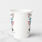 Luftwaffenflugzeug-Pilot Geburtstag Pappbecher (Rechts)