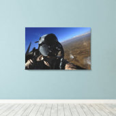 Luftwaffenfotograf der USA Leinwanddruck (Insitu (Holzboden))