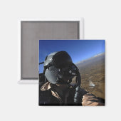 Luftwaffenfotograf der USA Magnet (Vorderseite/Rückseite)