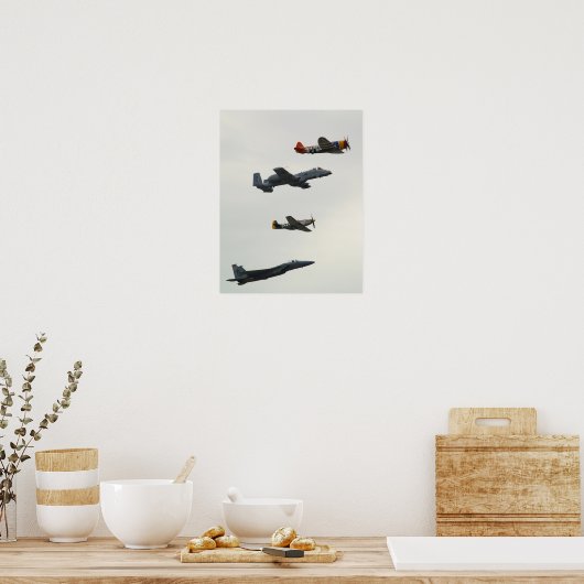 Luftwaffenherbergsflug Poster (Küche)