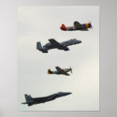 Luftwaffenherbergsflug Poster (Vorne)