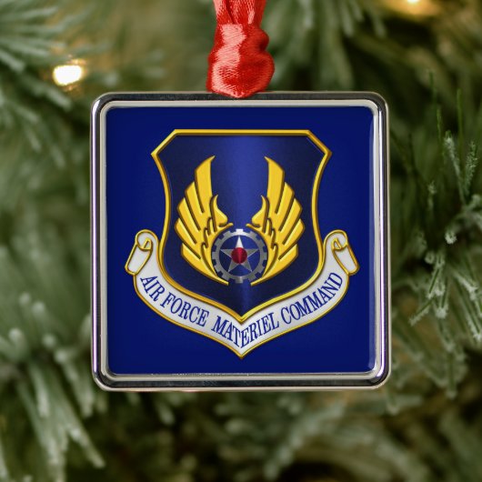 Luftwaffenkraftstoffkommando Maßgeschneiderte Weih Ornament Aus Metall (Baum)