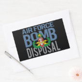 Luftwaffenmeister EOD Rechteckiger Aufkleber (Umschlag)