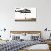 Luftwaffenparareskuemen führen Kampfeinsatz 3 Leinwanddruck (Insitu (Schlafzimmer))