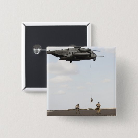 Luftwaffenparareskuemen führen Kampfeinsatz durch Button (Vorne & Hinten)