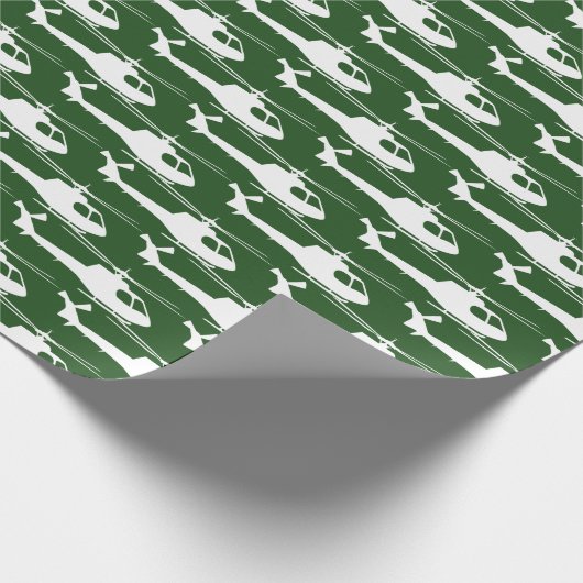 Luftwaffenpilotin Geschenkpapier (Ecke)