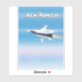 Luftwaffenposter Aufkleber (Blatt)
