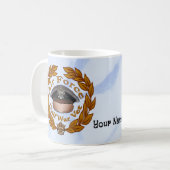 Luftwaffenschiff Kriegsschiff Kaffeetasse (Vorderseite Links)