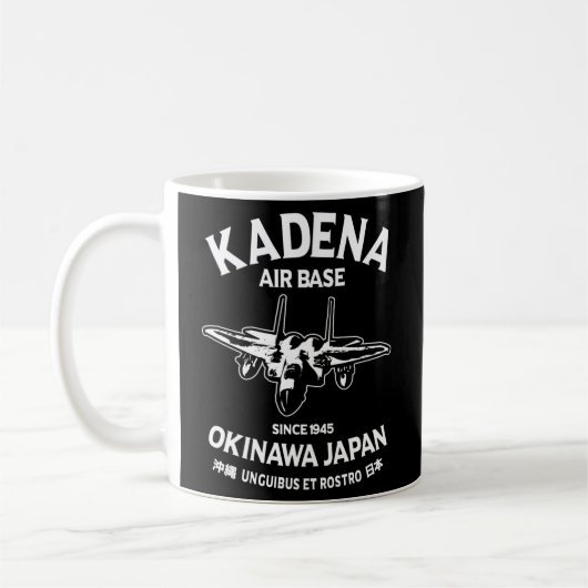 Luftwaffenstützpunkt Kadena Okinawa Japan F-15 tak Kaffeetasse (Links)