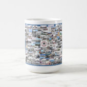 Luftwaffenstützpunkt Tachikawa Foto Japan Collage Kaffeetasse (Mittel)