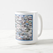 Luftwaffenstützpunkt Tachikawa Foto Japan Collage  Kaffeetasse (VorderseiteRechts)