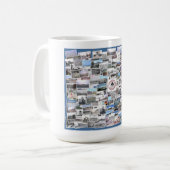 Luftwaffenstützpunkt Tachikawa Foto Japan Collage  Kaffeetasse (Vorderseite Links)