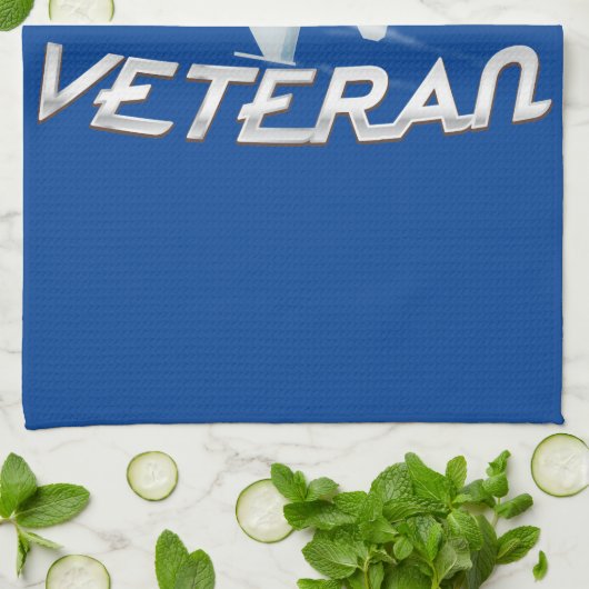 Luftwaffenveteran Geschirrtuch (Gefaltet)