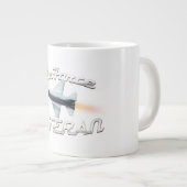 Luftwaffenveteran Jumbo-Tasse (Vorderseite Rechts)