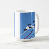 Luftwaffenveterans Mann Kaffeetasse (VorderseiteRechts)