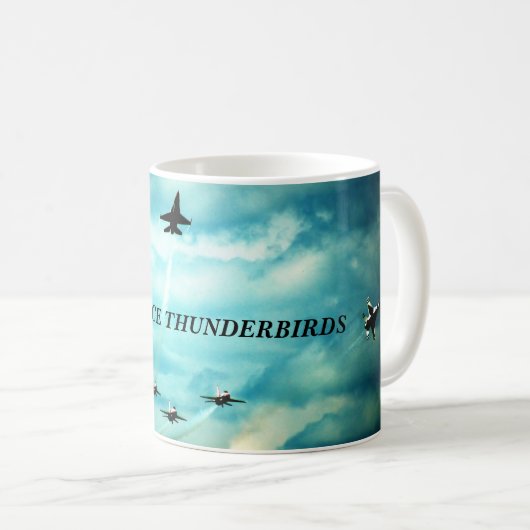 LUFTWAFFETHUNDERBIRDS KAFFEETASSE (VorderseiteRechts)