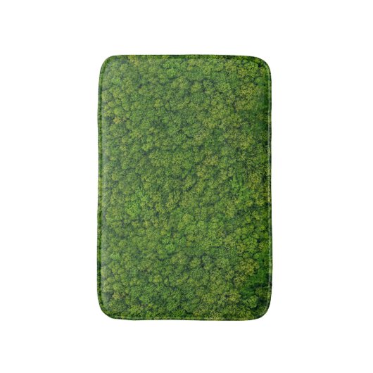 Luftwaldansicht, oberste Ansicht, kopierender Raum Badematte (Vorderseite Vertikal)